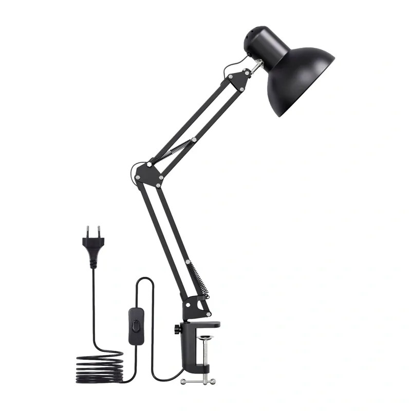 Lampa Biurkowa LEPRO 3100027-EU Z Ramieniem Wahadłowym - Czarna