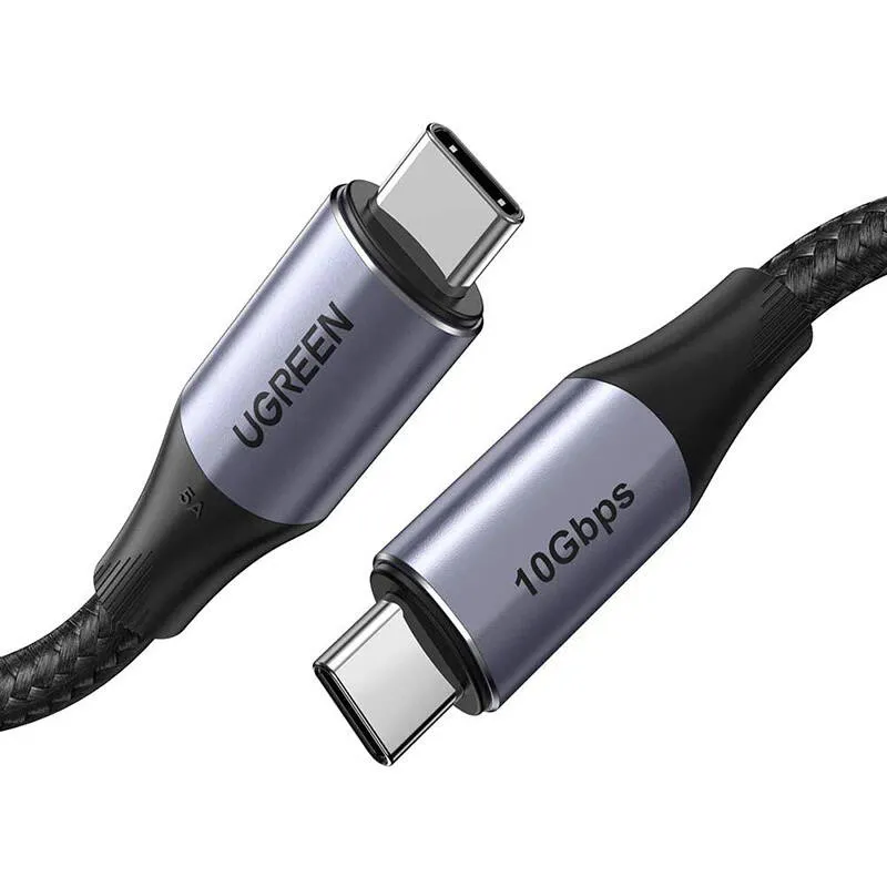 Kabel UGREEN US355 USB-C Do USB-C 1m 100W - Czarny