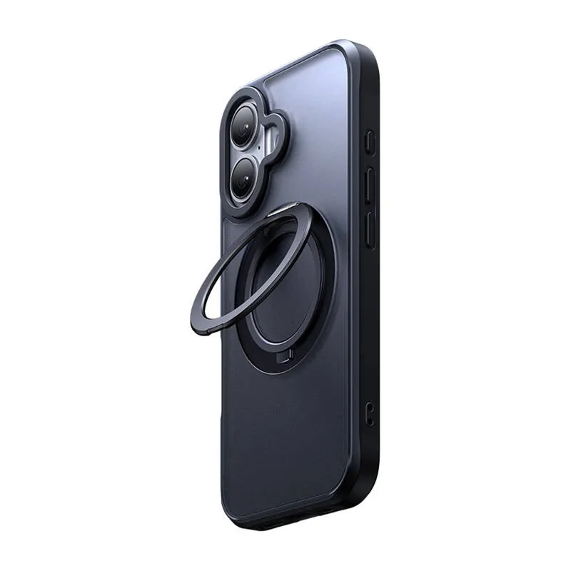 Etui MCDODO PC-4930 MagSafe Do IPhone 16 Ze Stojakiem - Czarne