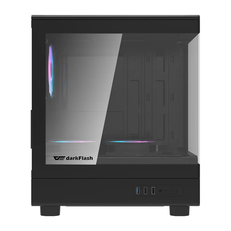 Obudowa Komputerowa DARKFLASH DB330M Z 3 Wentylatorami - Czarna