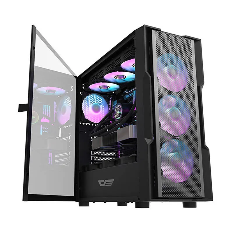 Obudowa Komputerowa DARKFLASH DK431 Mesh 4X ARGB - Czarna