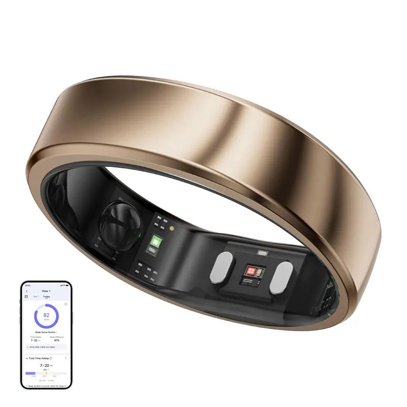 Smartring RINGCONN Gen 2 Air Rozmiar 7 - Złoty