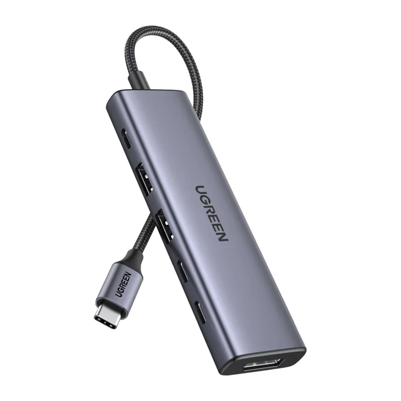 Hub USB-C UGREEN CM511 6-PORTOWY DisplayPort 4K PD100W