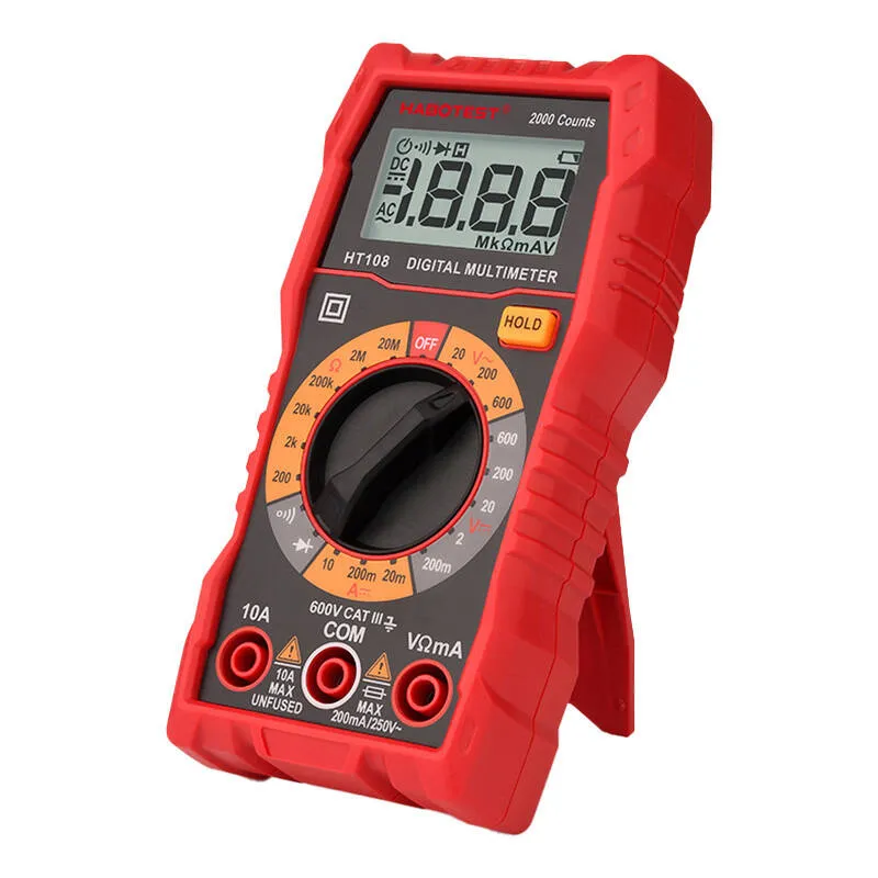 Multimetr Cyfrowy HABOTEST HT108L - Pomiar Napięcia AC/DC