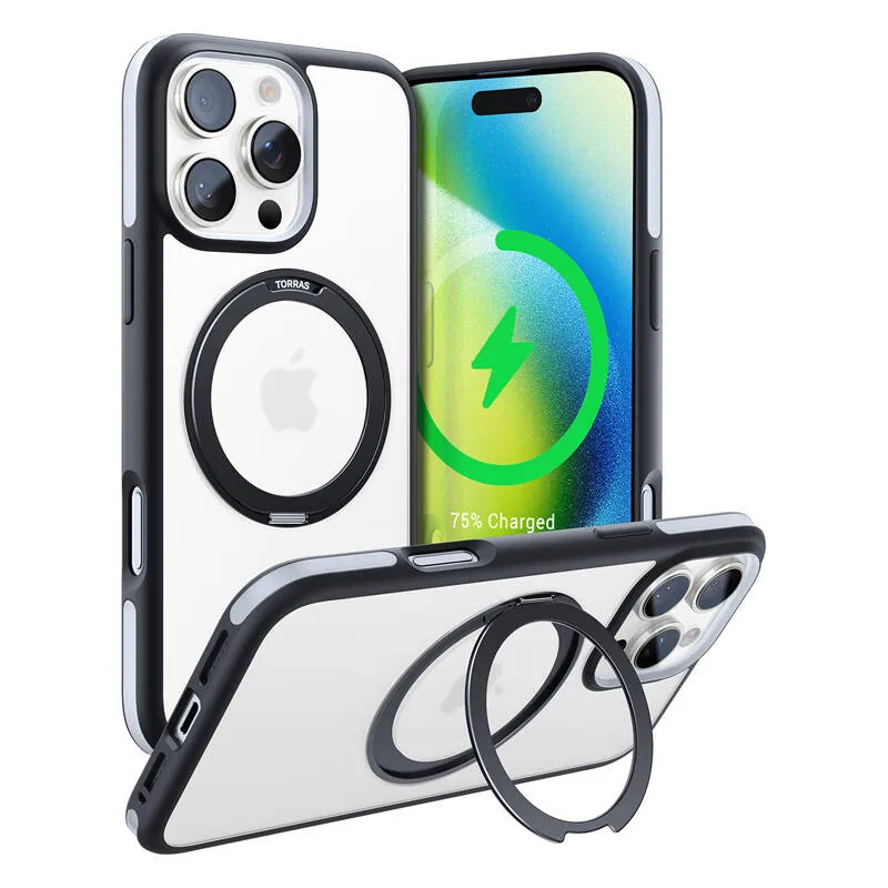 Etui TORRAS Ostand R Fusion IPhone 16 Pro - Czarne
