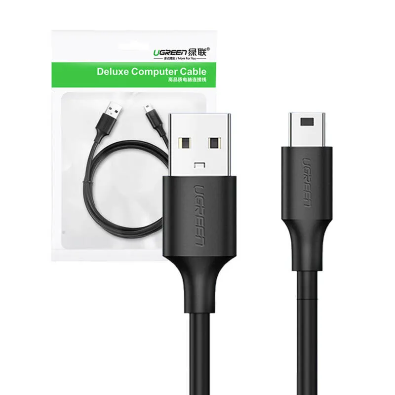 Kabel USB UGREEN US132 Mini USB 2m - Czarny