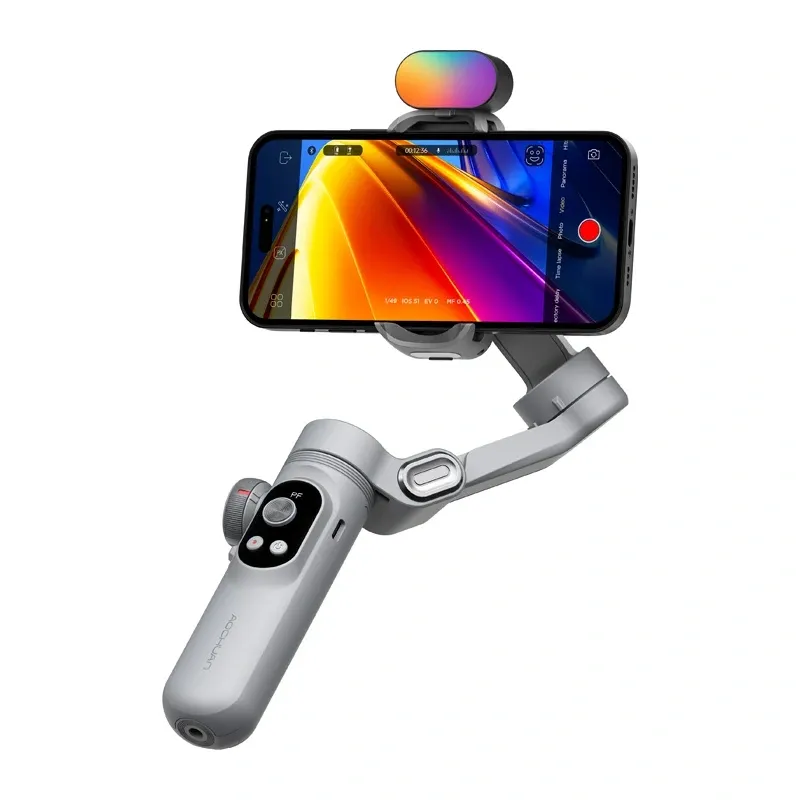 Gimbal AOCHUAN Smart X Pro 3-OSIOWY Z RGB - Szary