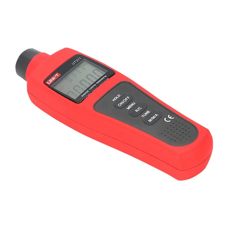 Bezkontaktowy Tachometr UNI-T UT371 Do 99 999 RPM - Czerwono-Szary