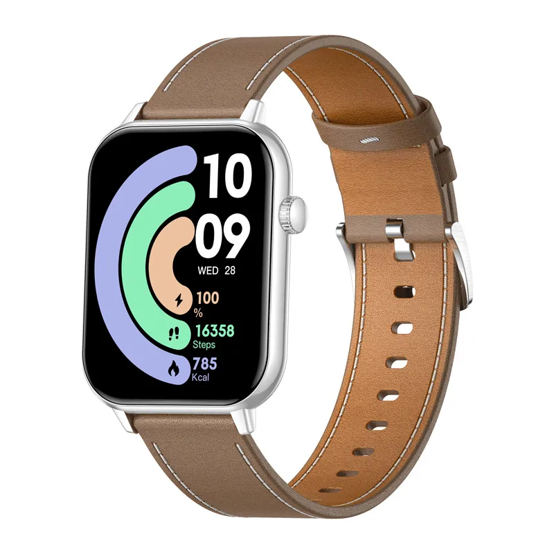 Smartwatch COLMI C28 AMOLED 1,93" Kwadratowy - Srebrny