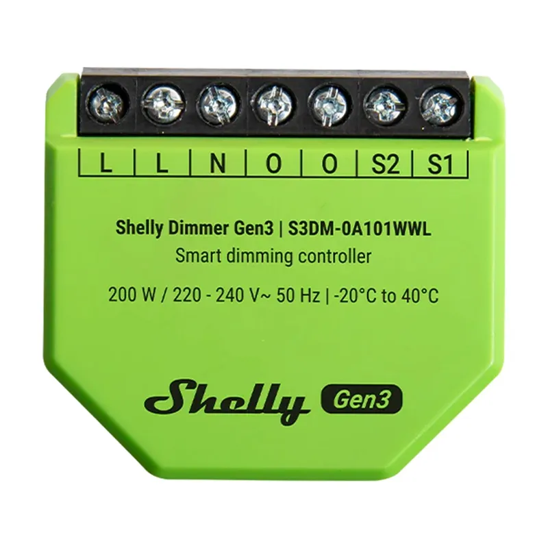 Ściemniacz Wi-Fi SHELLY Dimmer GEN3 - Smart Home