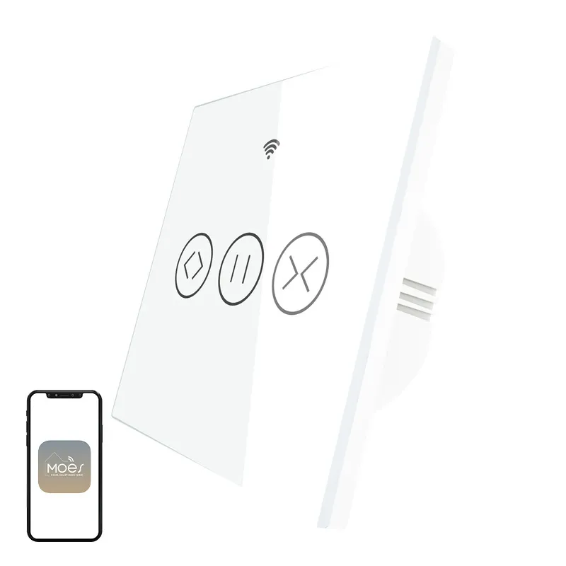 Inteligentny Włącznik Roletowy MOES WRS-EUC-WH-MS WIFI - Biały