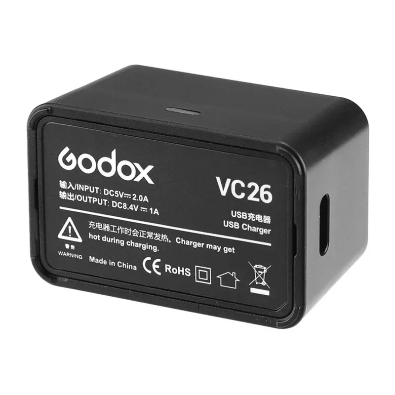 Ładowarka Akumulatorów GODOX VC26 Do V1 AD100PRO - USB