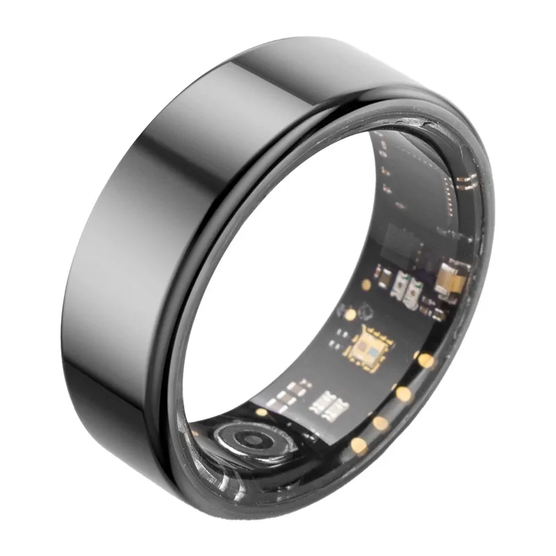 Smartring COLMI R02 Rozmiar 12 21.3mm Z Etui Ładującym - Czarny