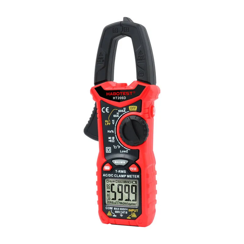 Miernik Cęgowy HABOTEST HT206D True RMS NCV LPF Do 600V
