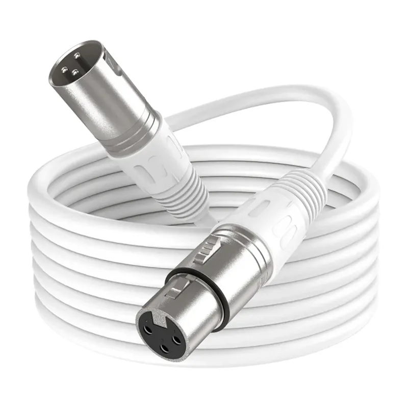 Kabel XLR FIFINE L9C 180cm Do Mikrofonu - Biały
