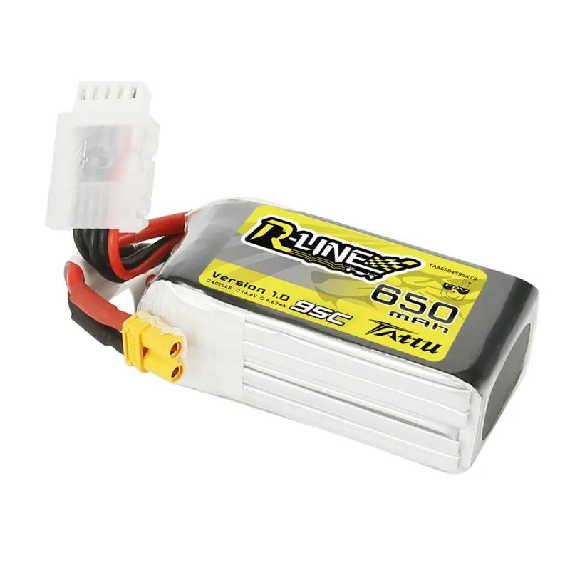 Akumulator TATTU R-Line 650mAh 14.8V 95C 4S1P XT30