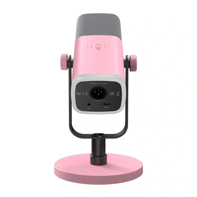 Mikrofon Gamingowy FIFINE AM8 USB-C/XLR RGB - Różowy