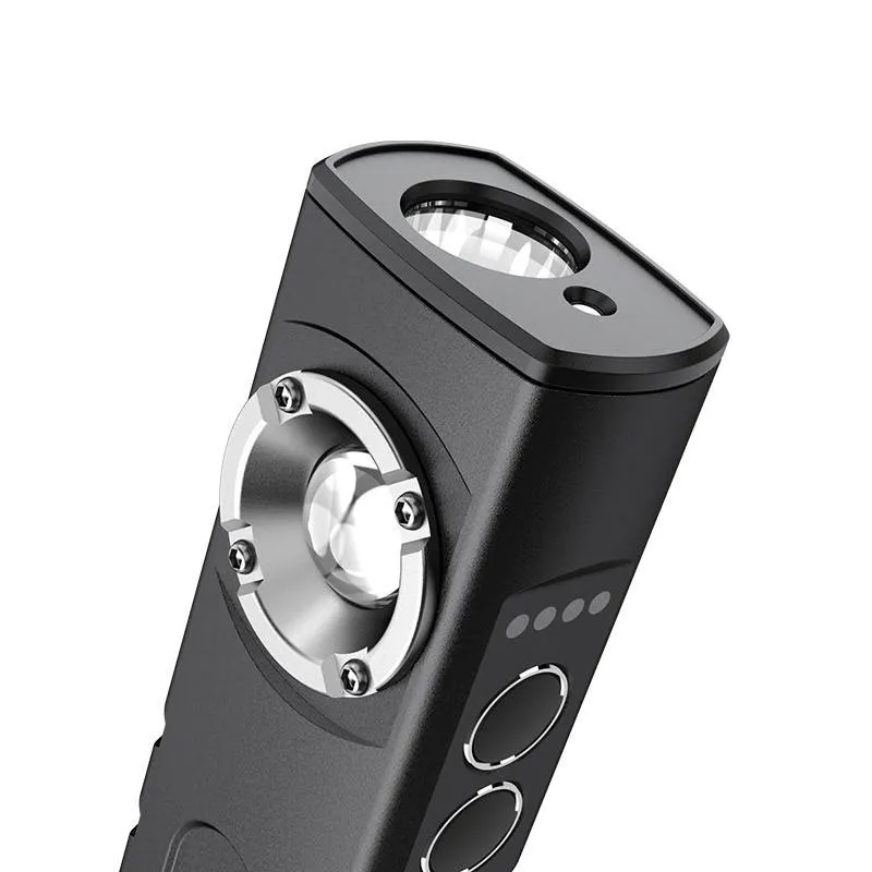 Latarka SUPERFIRE G20 470LM Z Laserem USB - Czarna