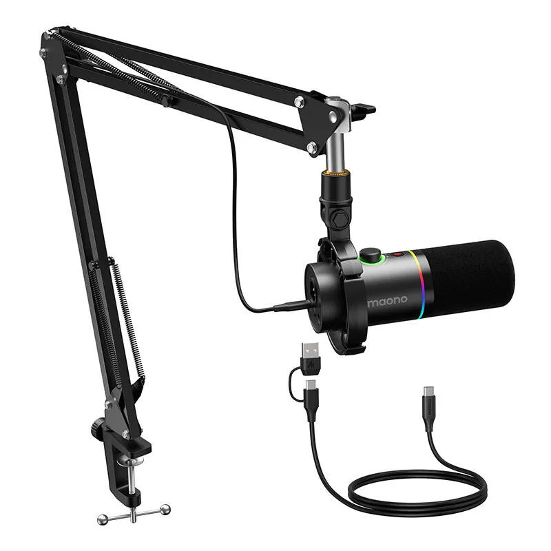 Mikrofon Dynamiczny MAONO PD200XS USB XLR - Czarny