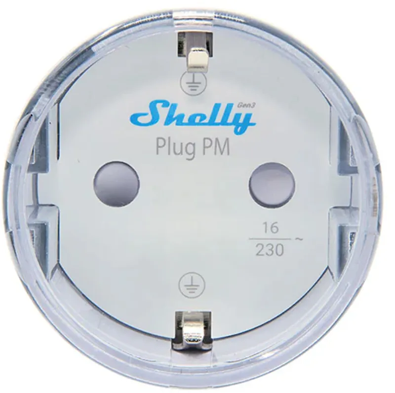 Inteligentne Gniazdko Monitor Energii SHELLY Plug PM GEN3 13A - Biały
