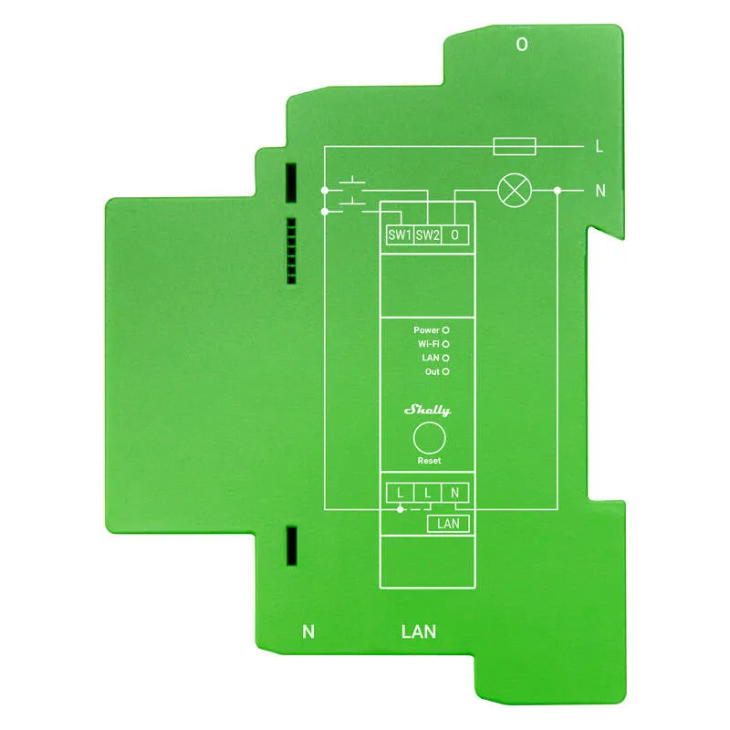 Ściemniacz DIN SHELLY Pro Dimmer 1 Wi-Fi Bluetooth