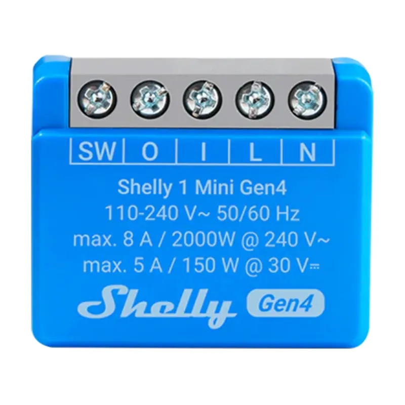 Przekaźnik SHELLY 1 Mini GEN4 Zigbee Matter Wi-Fi