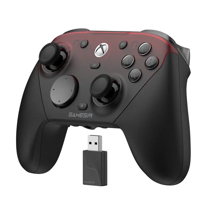 Kontroler GAMESIR G7 Pro BK Tri-Mode USB-C - Czarno-Czerwony