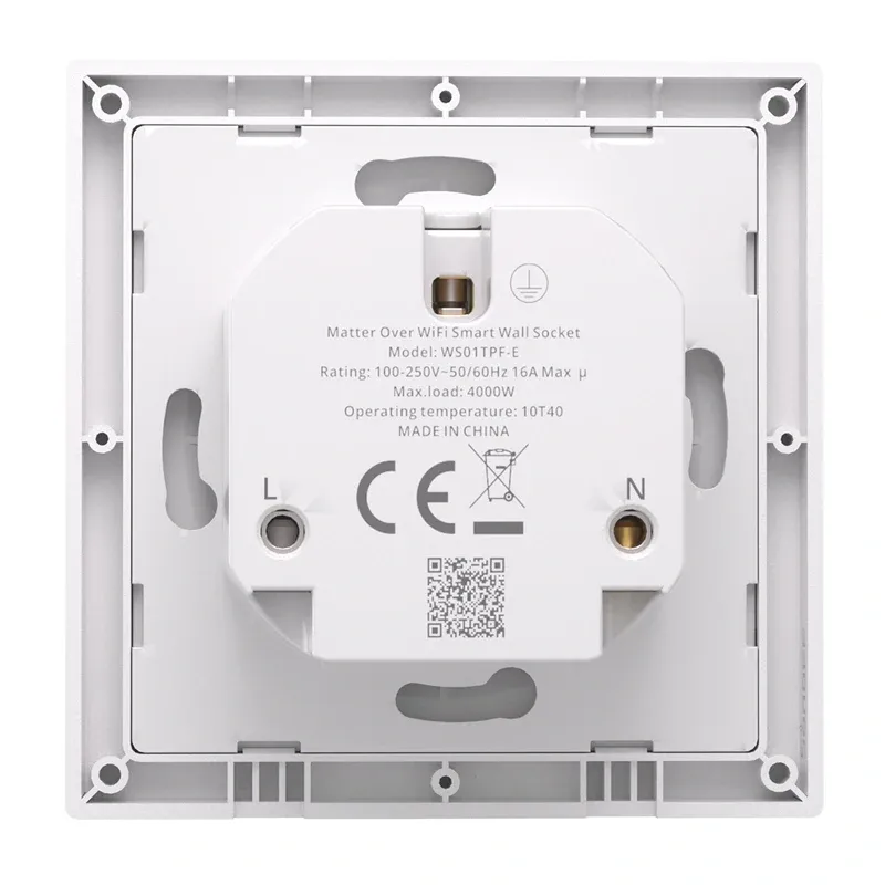 Inteligentne Gniazdko Ścienne SONOFF WS01TPF-E WIFI 16A