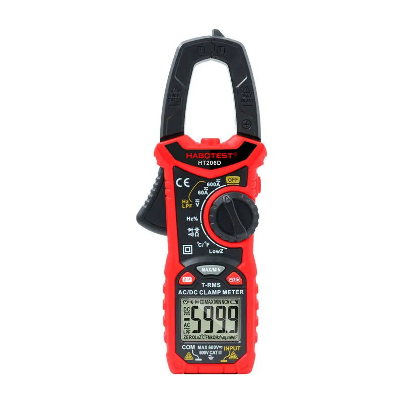 Miernik Cęgowy HABOTEST HT206D True RMS NCV LPF Do 600V