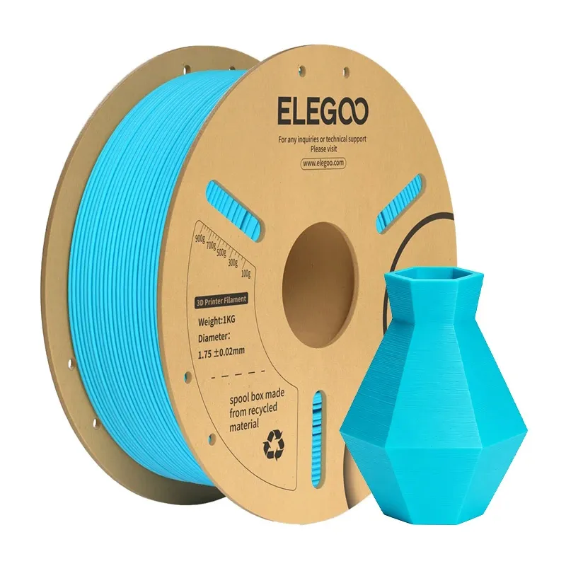 Filament ELEGOO PLA+ 1kg Do Drukarki 3D - Błękitny
