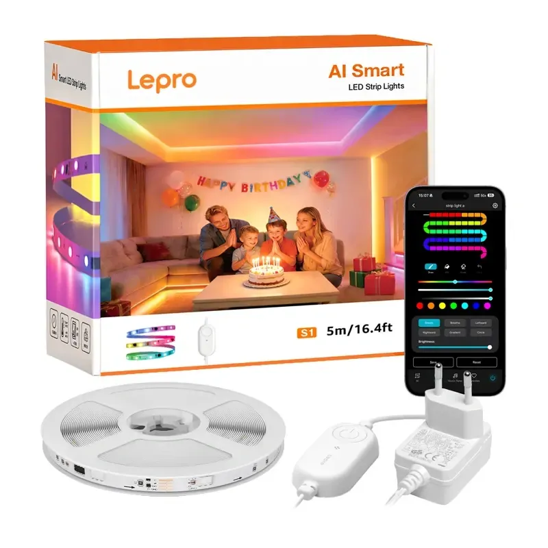 Taśma LED LEPRO S1 5m Wi-Fi Bluetooth RGBIC