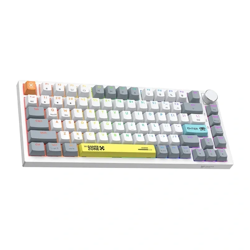 Klawiatura Gamingowa ONIKUMA G52 Mechaniczna 82 Klawisze RGB - Czarna