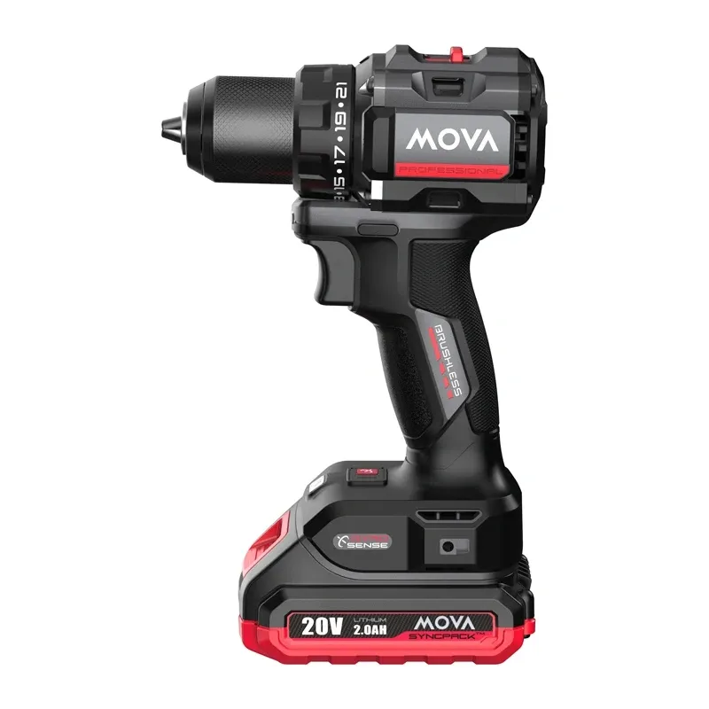 Wiertarko-Wkrętarka Bezszczotkowa MOVA PD80K 20V 80NM