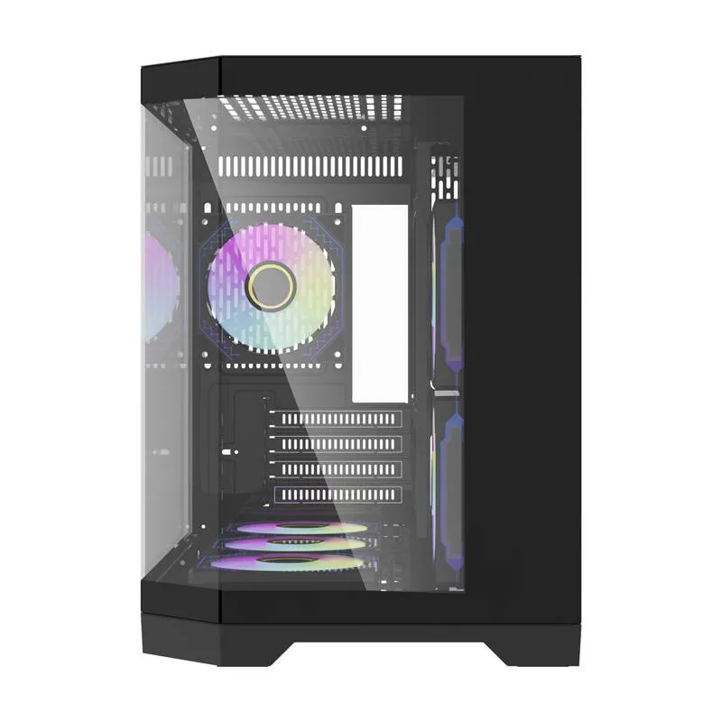 Obudowa Komputerowa DARKFLASH FT418 6 Wentylatorów ARGB - Czarna