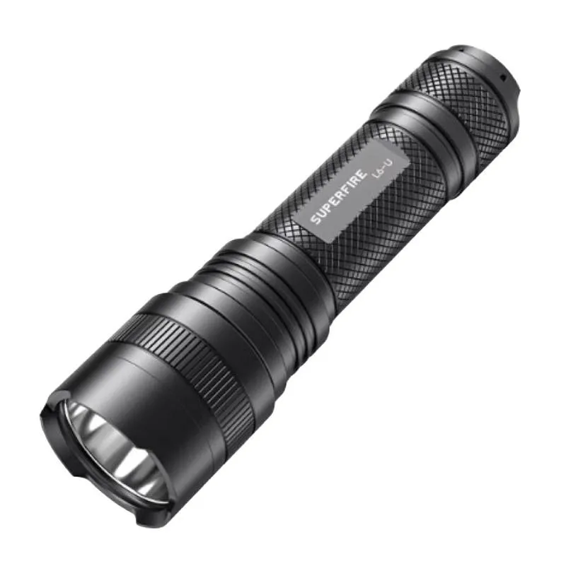 Latarka SUPERFIRE L6-U 1480LM USB-C - Czarny