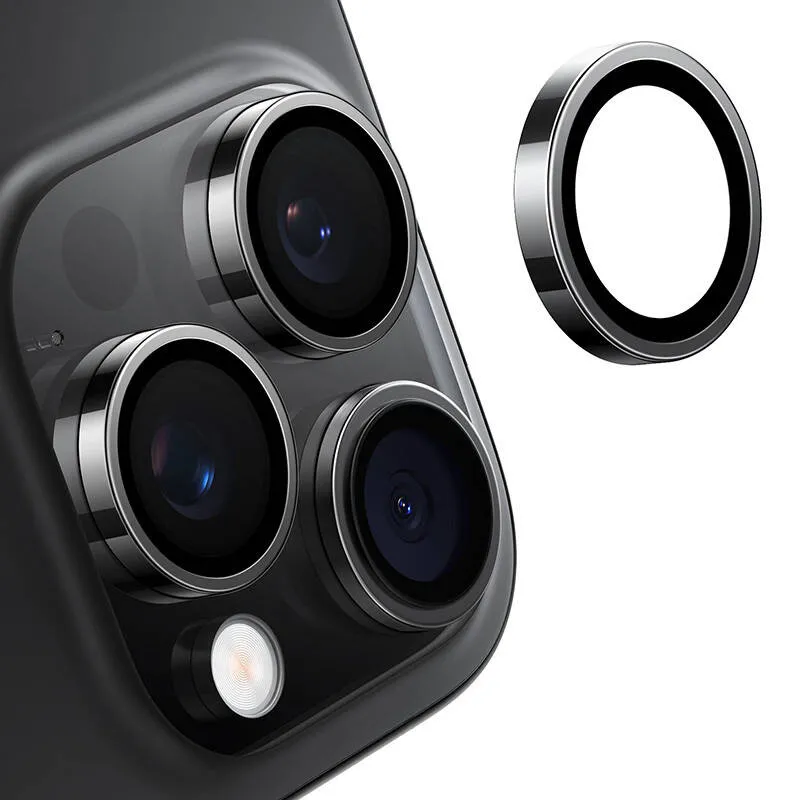 Szkło Hartowane TORRAS Lensguard Na Aparat IPhone 16/16 Plus - Czarne