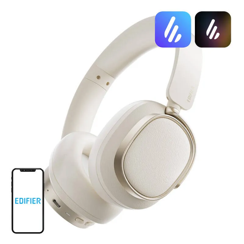 Słuchawki Bezprzewodowe EDIFIER ES850NB ANC Bluetooth 5.4 - Beżowe