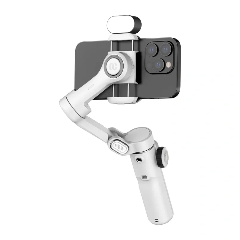 Gimbal AOCHUAN X2 Stabilizator 3-OSIOWY Z RGB - Biały