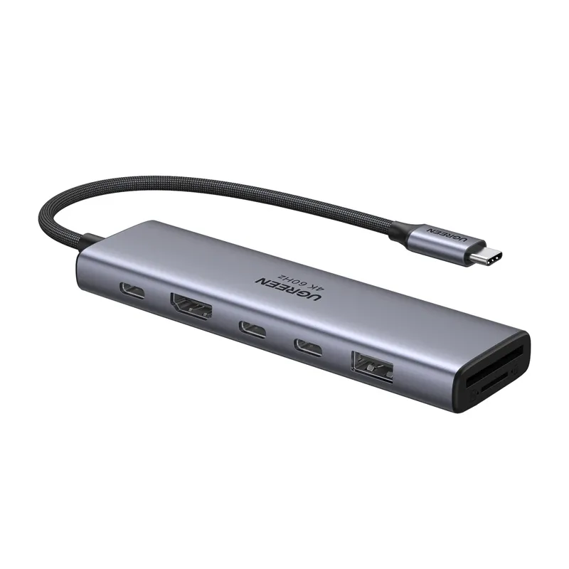 Hub USB-C UGREEN Revodok 7-PORTOWY 100W