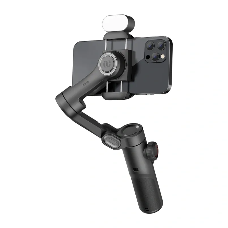 Gimbal AOCHUAN XE Do Smartfonów Z Oświetleniem RGB - Czarny