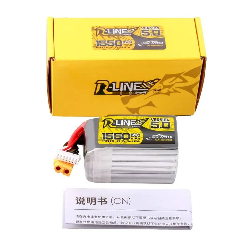 Akumulator TATTU R-Line 5.0 1550mAh 22,2V 150C XT60
