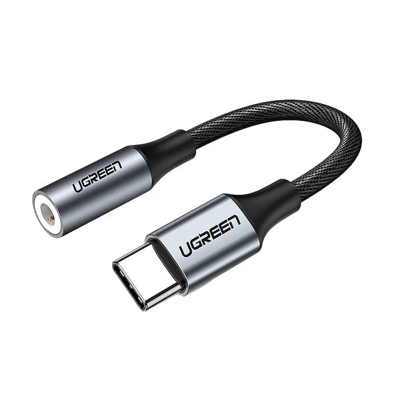 Adapter Audio UGREEN AV142 USB-C Do Mini Jack 3,5mm