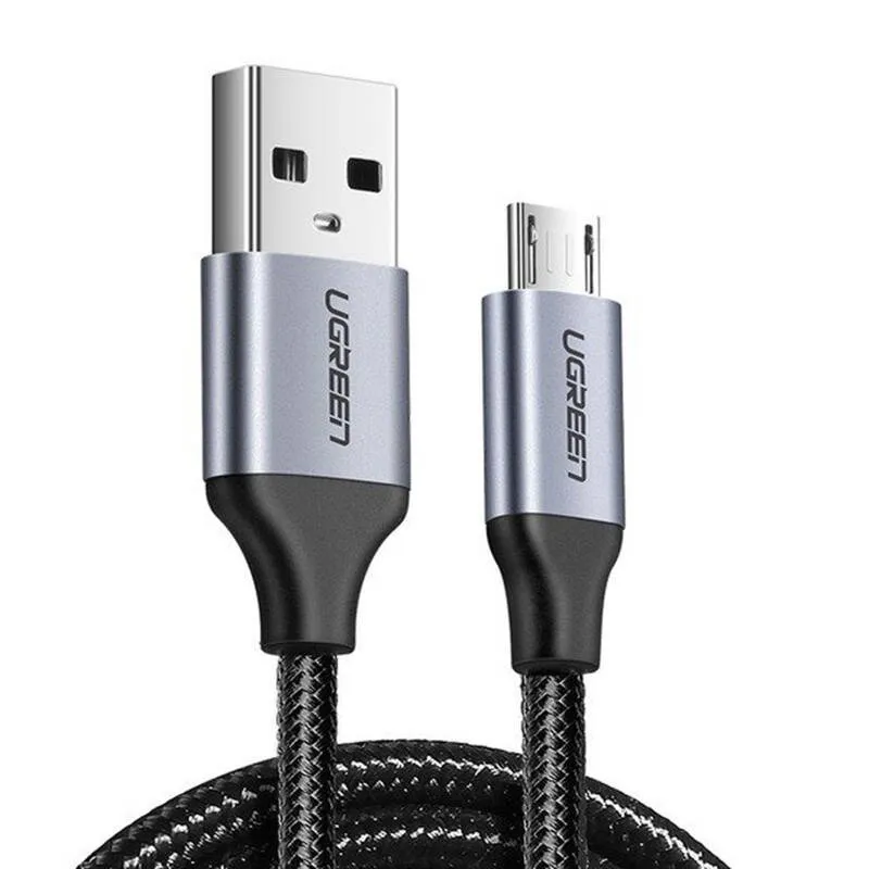 Kabel UGREEN US290 USB-A Do Micro USB 1m - Czarny