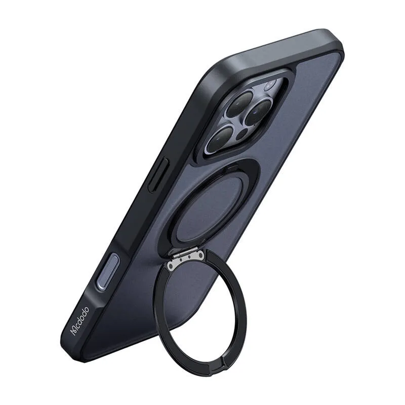 Etui MCDODO PC-4932 MagSafe Ze Stojakiem Do IPhone 16 Pro - Czarne