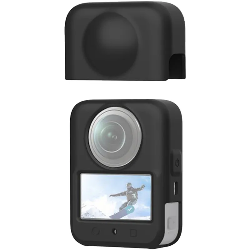 Osłona Silikonowa PULUZ DJI Osmo 360 Z Ochroną Obiektywu - Czarna