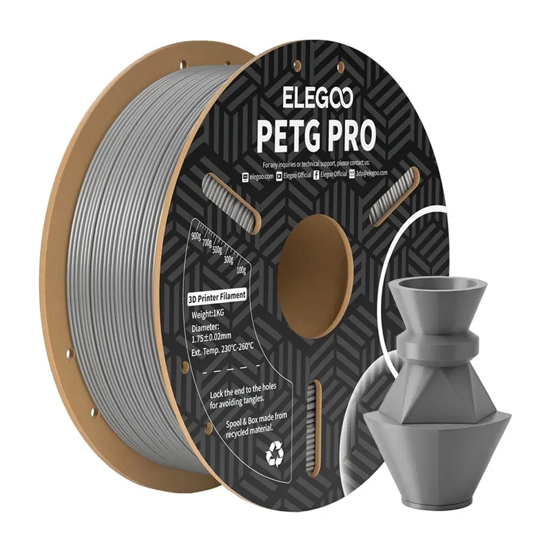 Filament ELEGOO PETG Pro 1.75mm 1kg - Szary