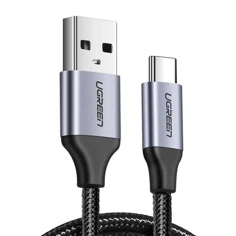 Kabel USB-C UGREEN US288 0,5m Quick Charge 3.0 - Czarny