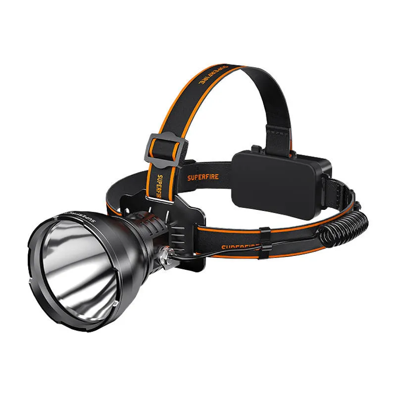 Latarka Czołowa SUPERFIRE HL60 2300LM USB-C - Czarna