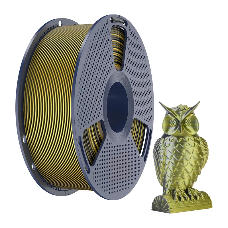 Filament SUNLU PLA+ Silk Dual Color 1.75mm 1kg - Czarno-Złoty