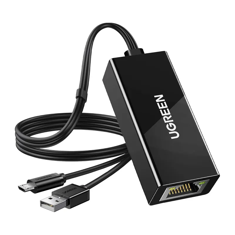 Adapter UGREEN CR110 USB-C Na RJ45 100MB/S - Czarny